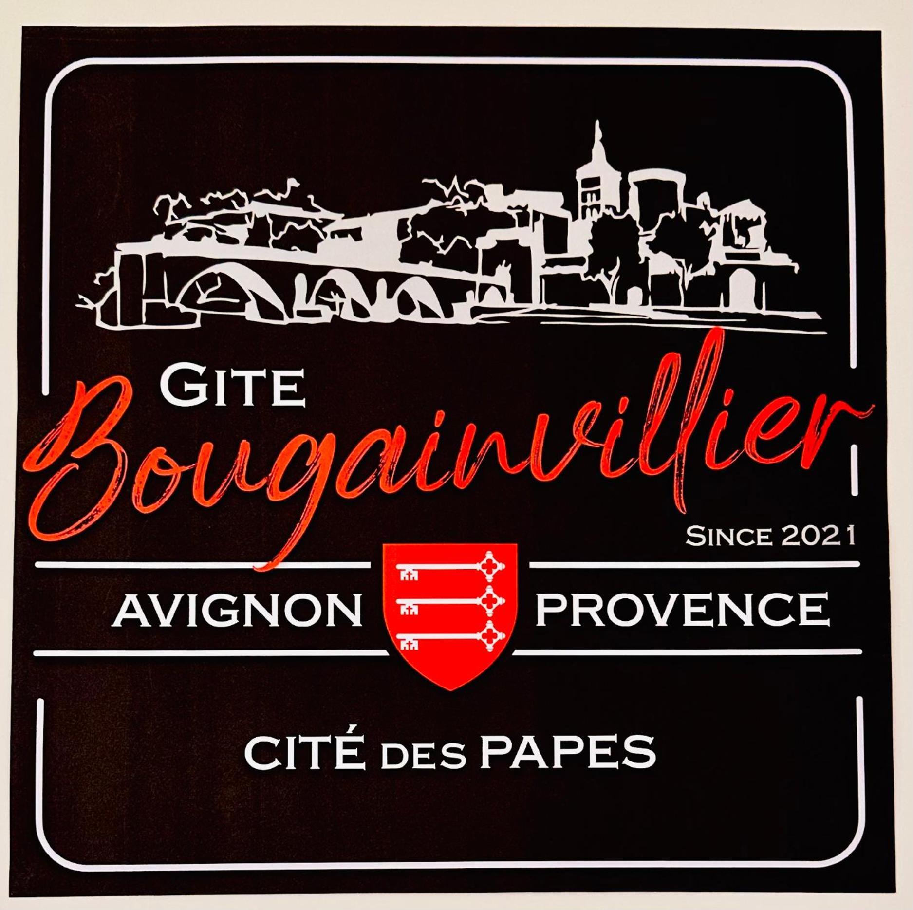 Gite Avignon Bougainvillier Exteriér fotografie